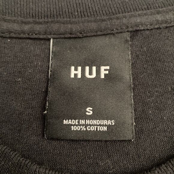 HUF Graphic Tee Shirt Mens SMALL Ice Melts Lips Crew Neck Skate Streetwear - Picture 5 of 9